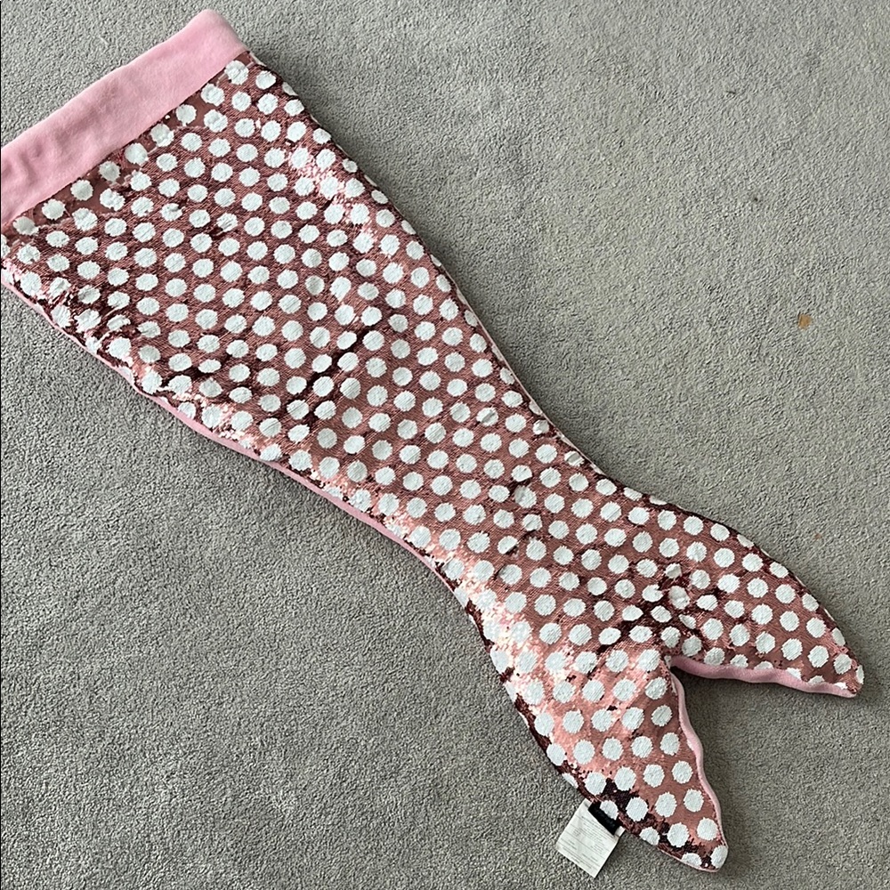 Pink Mermaid Tail Blanket for Kids